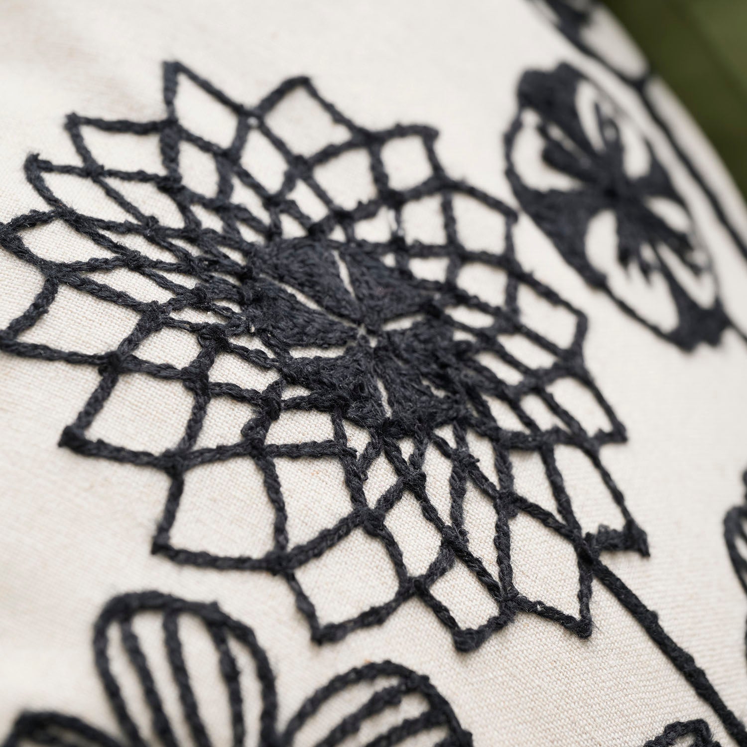 Bookhou Embroidered Cushion Cover
