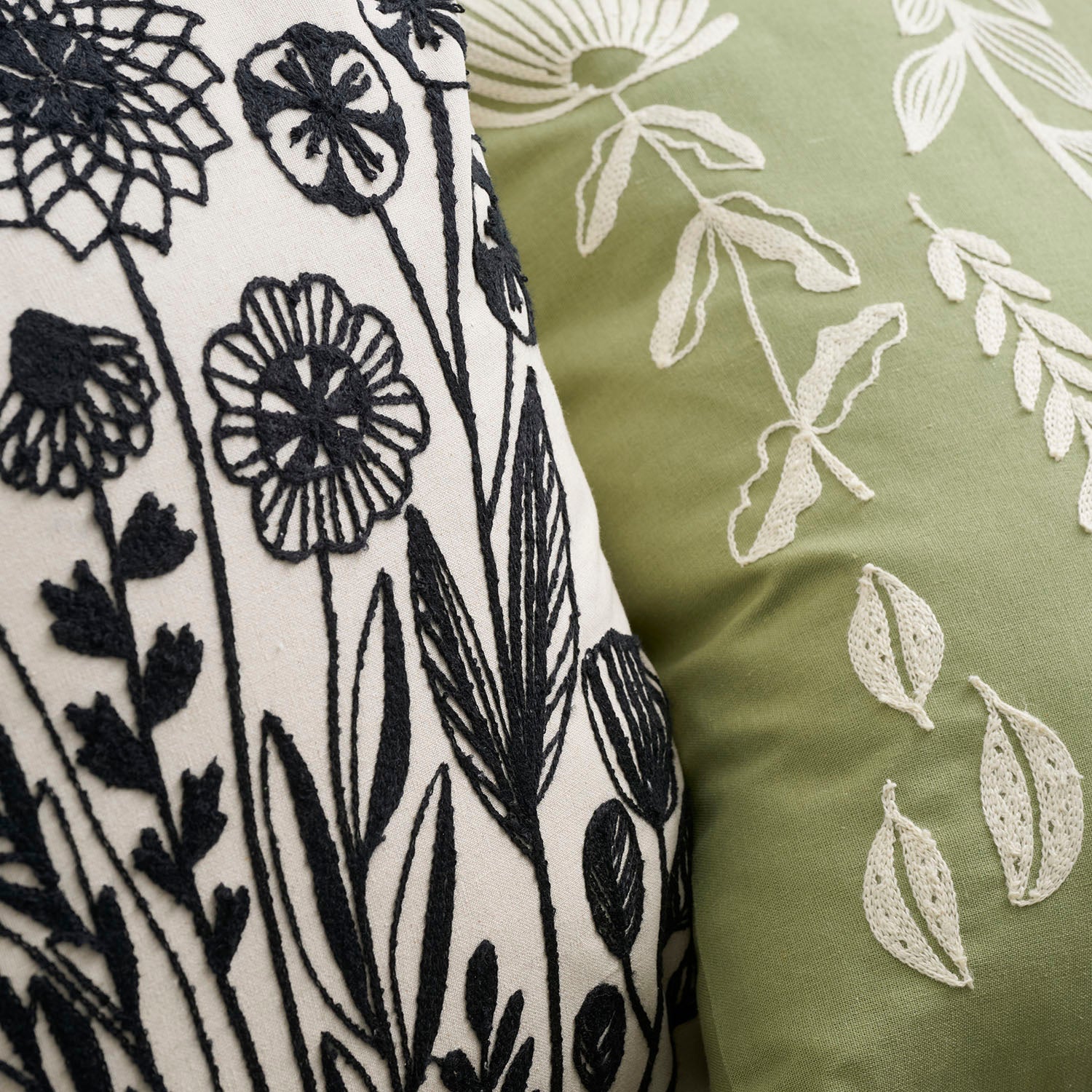 Bookhou Embroidered Cushion Cover