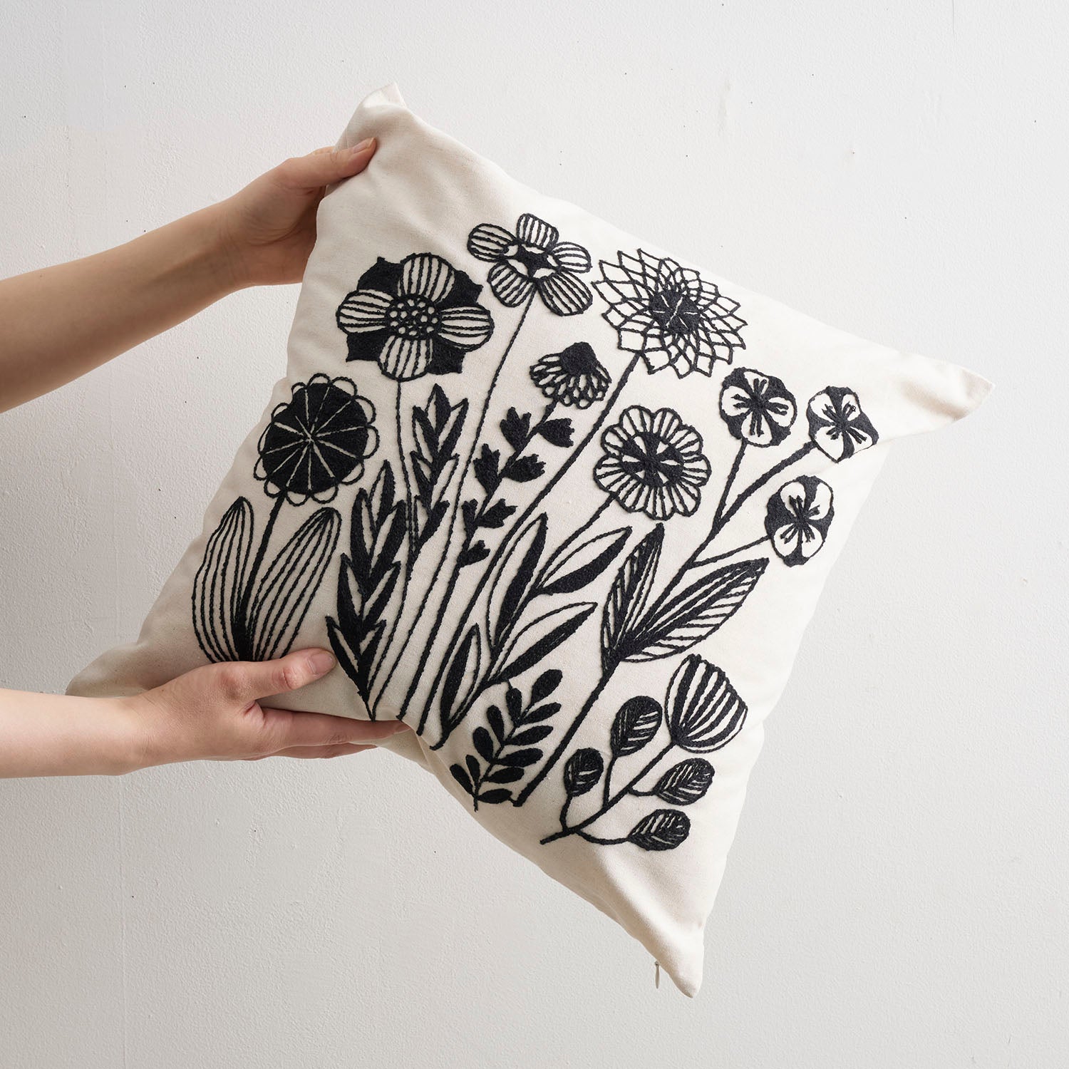 Bookhou Embroidered Cushion Cover