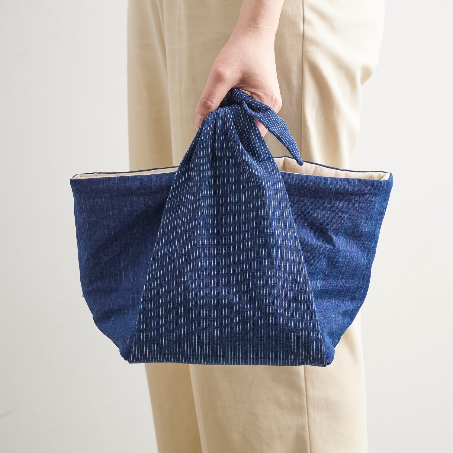 Natural Indigo Yarn-dyed Cotton [15" Width] TMF-001-1