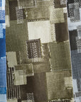 Sashiko Patchwork Print Cotton Twill YGA-89020-1