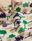 Scandinavian Style Forest Cotton Linen Canvas YGA-89070-2