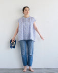 MUDDY WORKS Kerria Cotton Double Gauze - Blue
