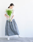 MUDDY WORKS Garden Organic Cotton Lawn - Navy