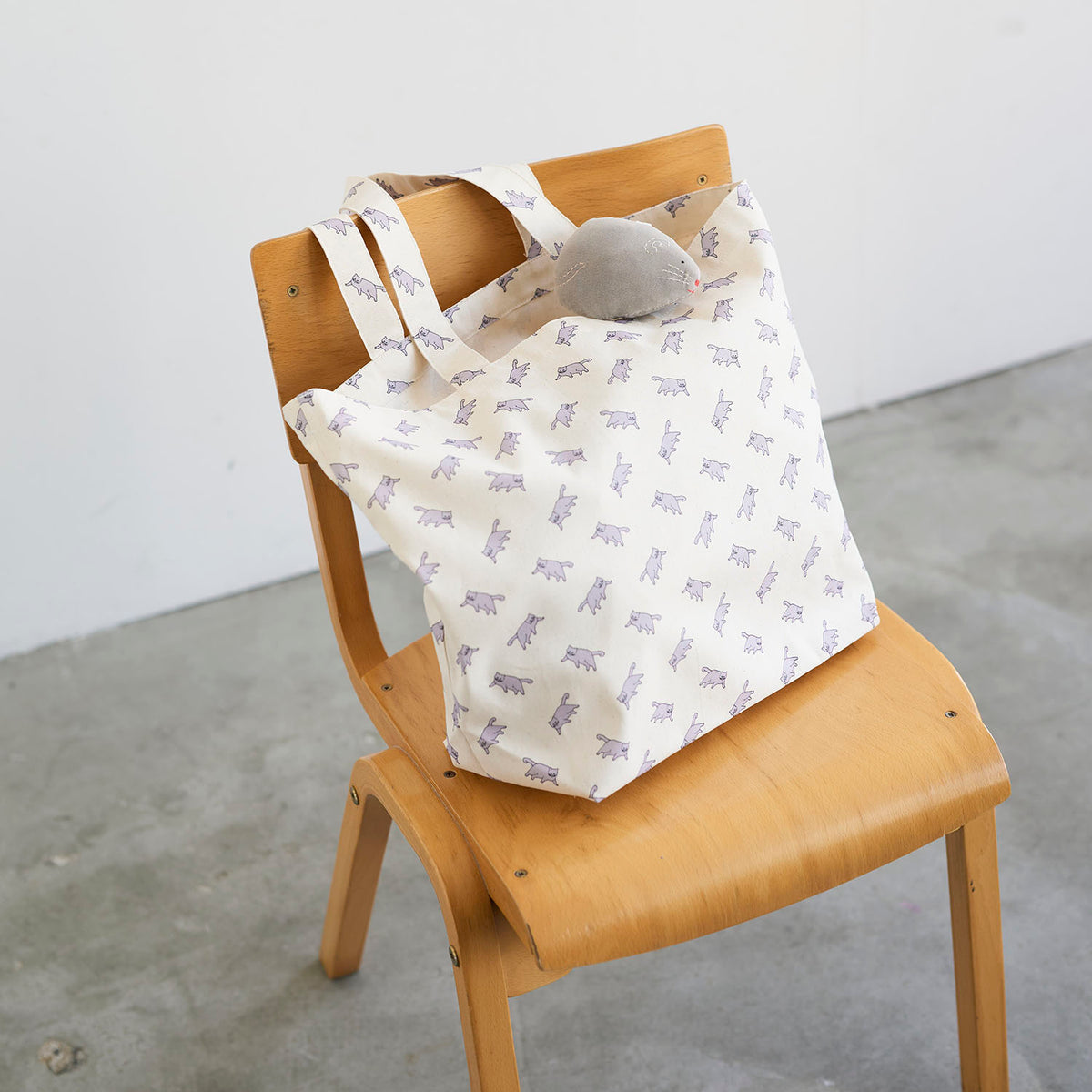 MUDDY WORKS Cat Organic Cotton Oxford - Beige