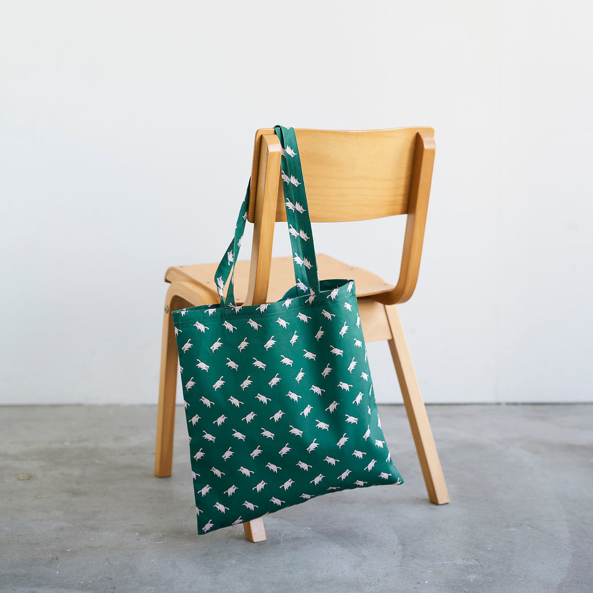 MUDDY WORKS Cat Organic Cotton Oxford - Green