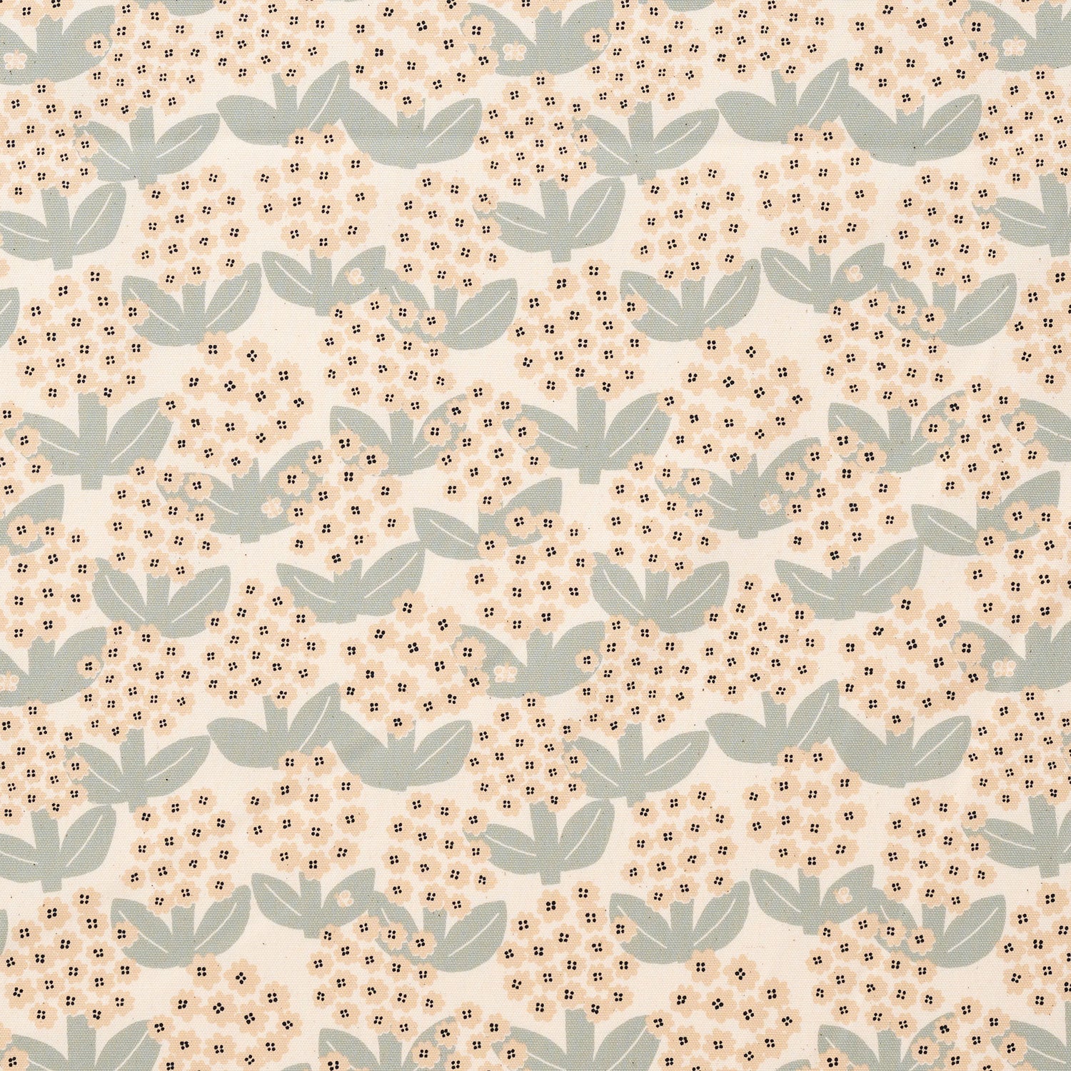 Linnea Blooming Day Cotton Oxford - White