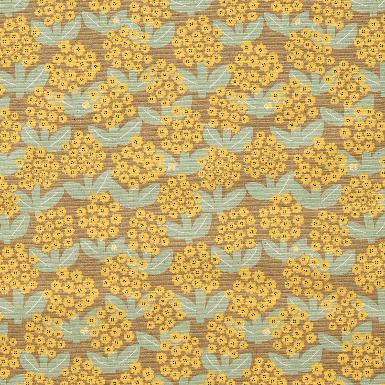 Linnea Blooming Day Cotton Oxford - Dark Beige