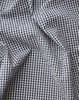 Yarn Dyed Gingham Seersucker Organic Cotton Fabric - Blue TS-2039-1