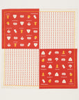 [Kokka Lifestyle] Cotton Furoshiki - Lunch Box Orange