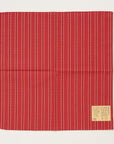 [Kokka Lifestyle] Sashiko Cotton Furoshiki - Dot Line / Red