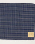 [Kokka Lifestyle] Sashiko Cotton Furoshiki - Cross / Navy