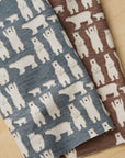 [Fabric Sample] Polar Bears Cotton Twill