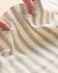 Yarn Dyed Cotton Linen Poplin - Stripe