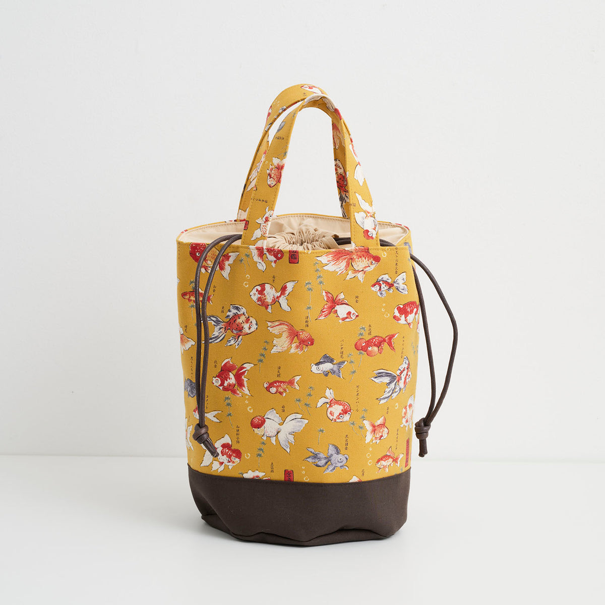 Japanese Goldfish Cotton Oxford - Navy