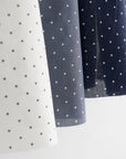3mm Dot Cotton Lawn - Grey