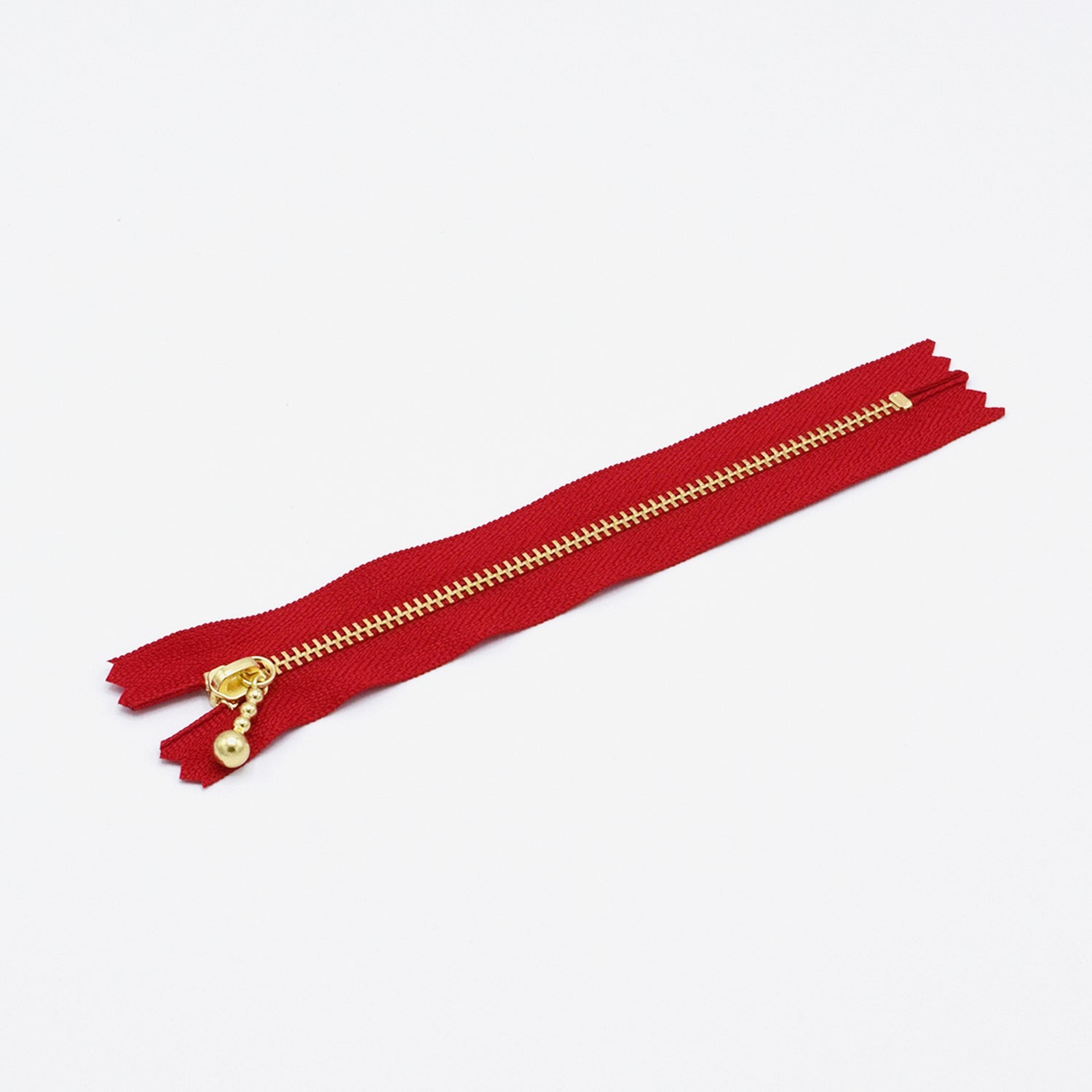 YKK Gold Ball Chain Zippers 15CM