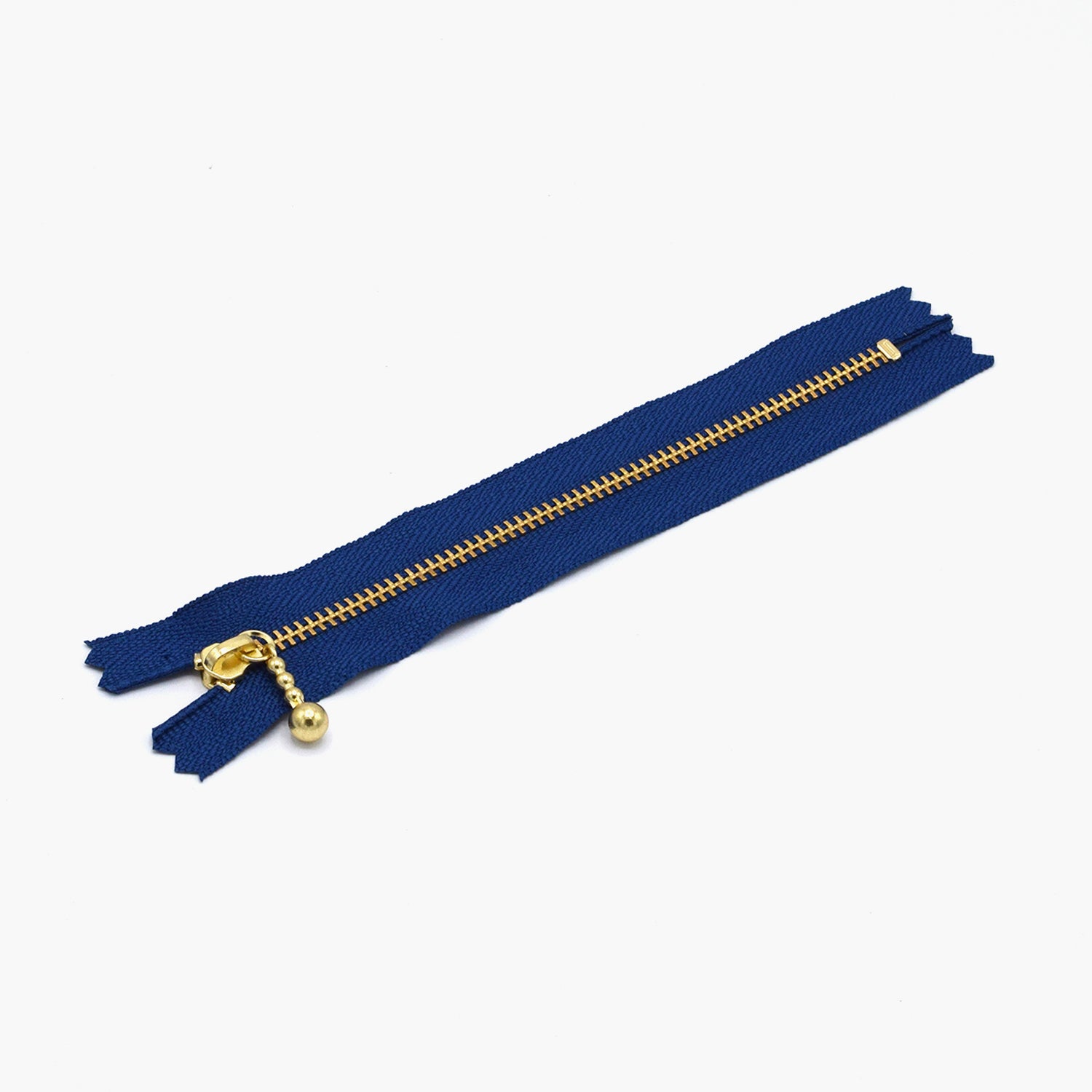YKK Gold Ball Chain Zippers 15CM