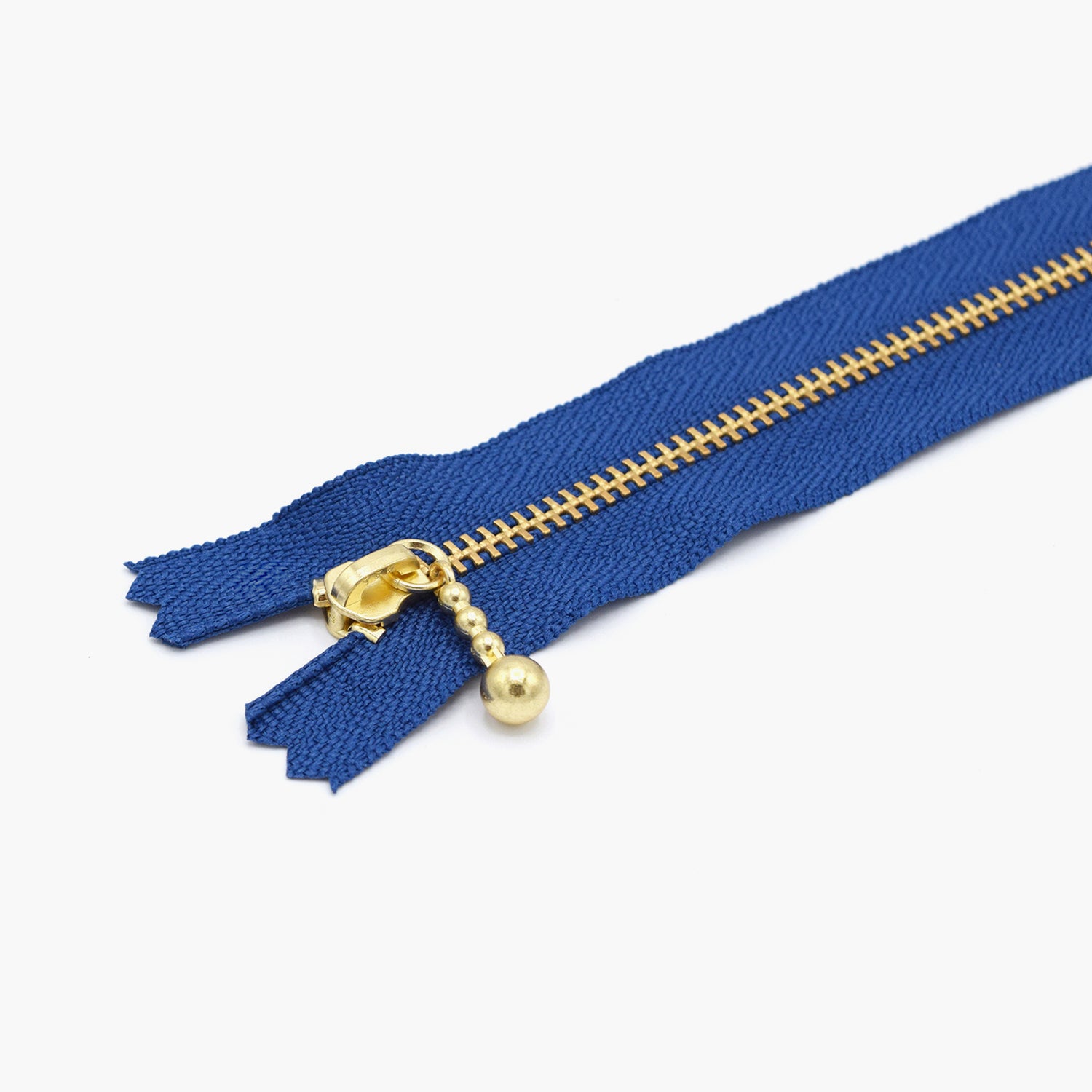 YKK Gold Ball Chain Zippers 15CM