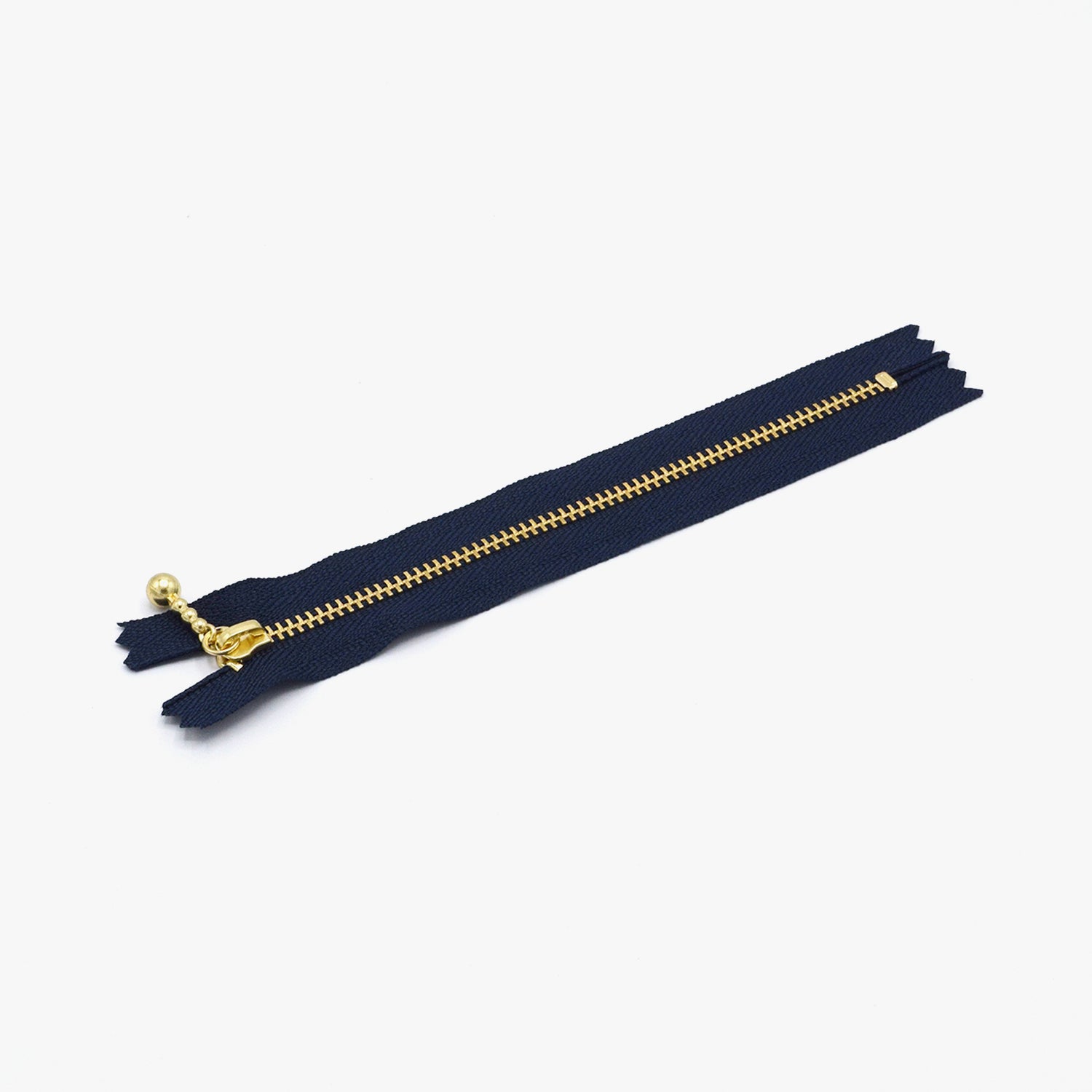 YKK Gold Ball Chain Zippers 15CM