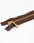 YKK Gold Ball Chain Zippers 15CM