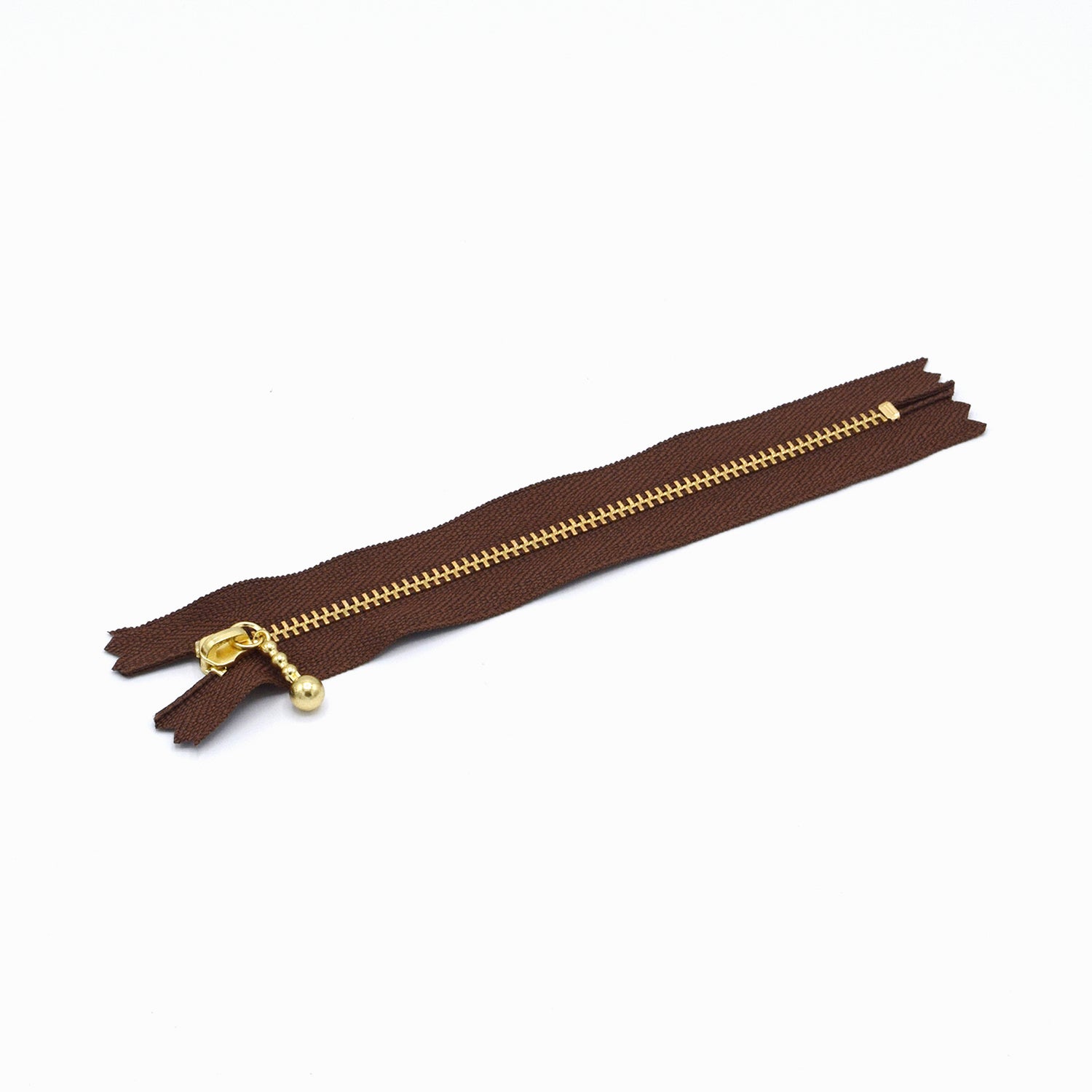YKK Gold Ball Chain Zippers 15CM