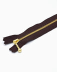 YKK Gold Ball Chain Zippers 15CM