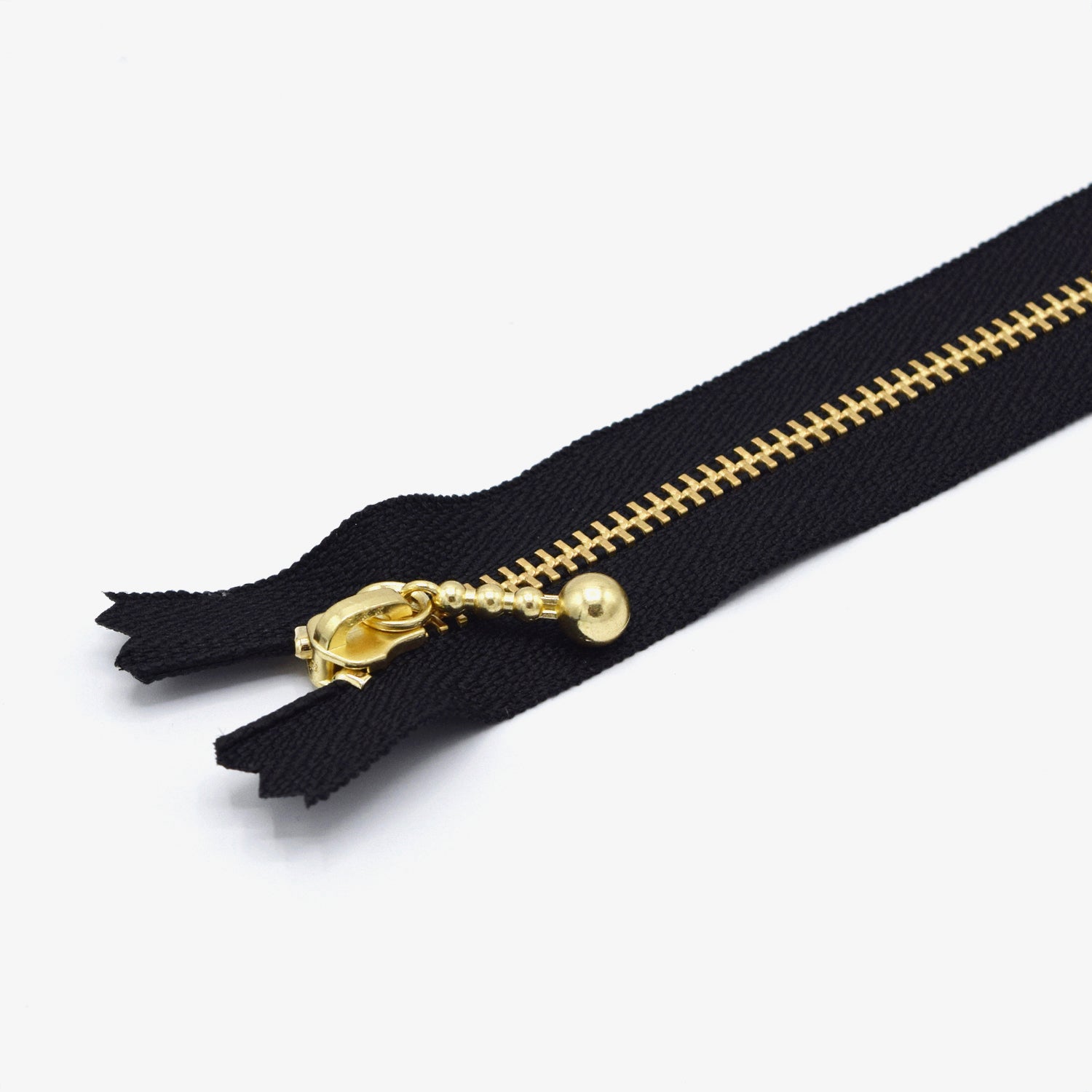 YKK Gold Ball Chain Zippers 15CM