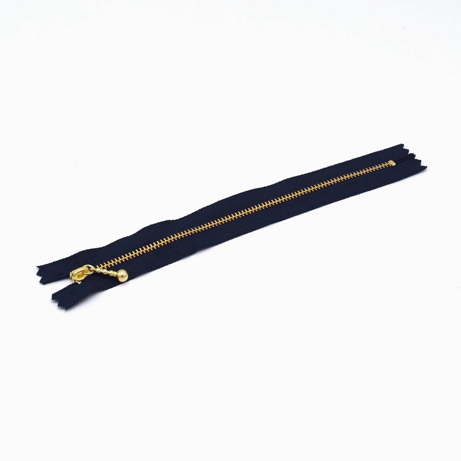 YKK Gold Ball Chain Zippers 20CM