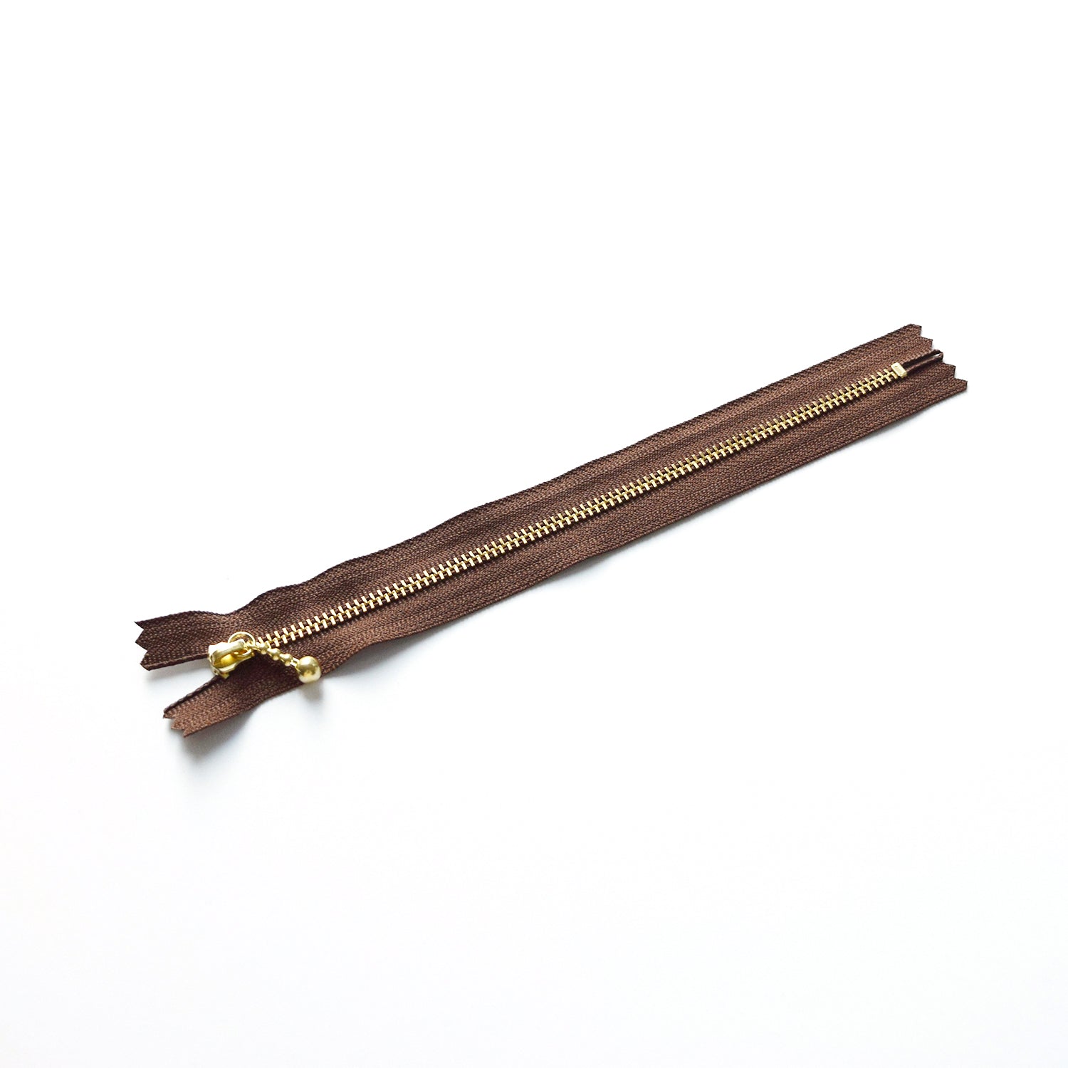 YKK Gold Ball Chain Zippers 20CM