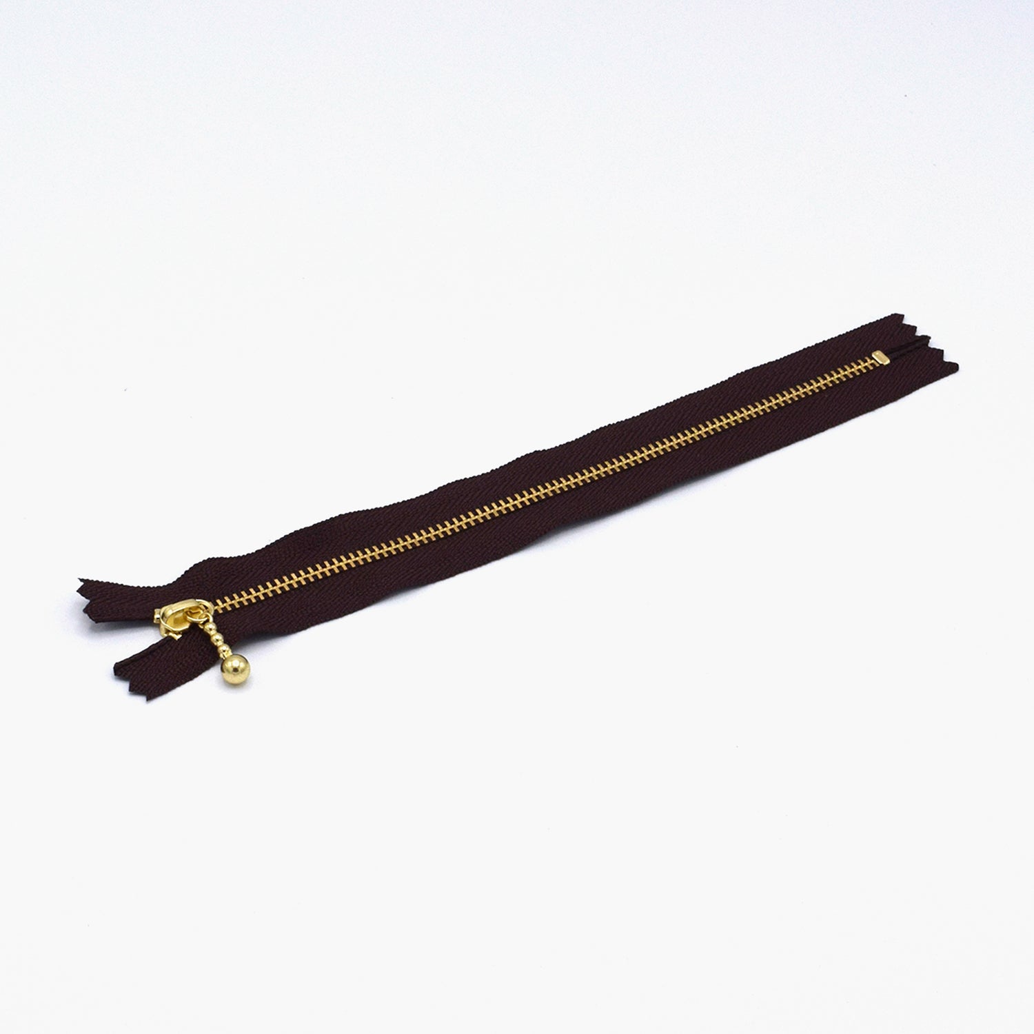 YKK Gold Ball Chain Zippers 20CM