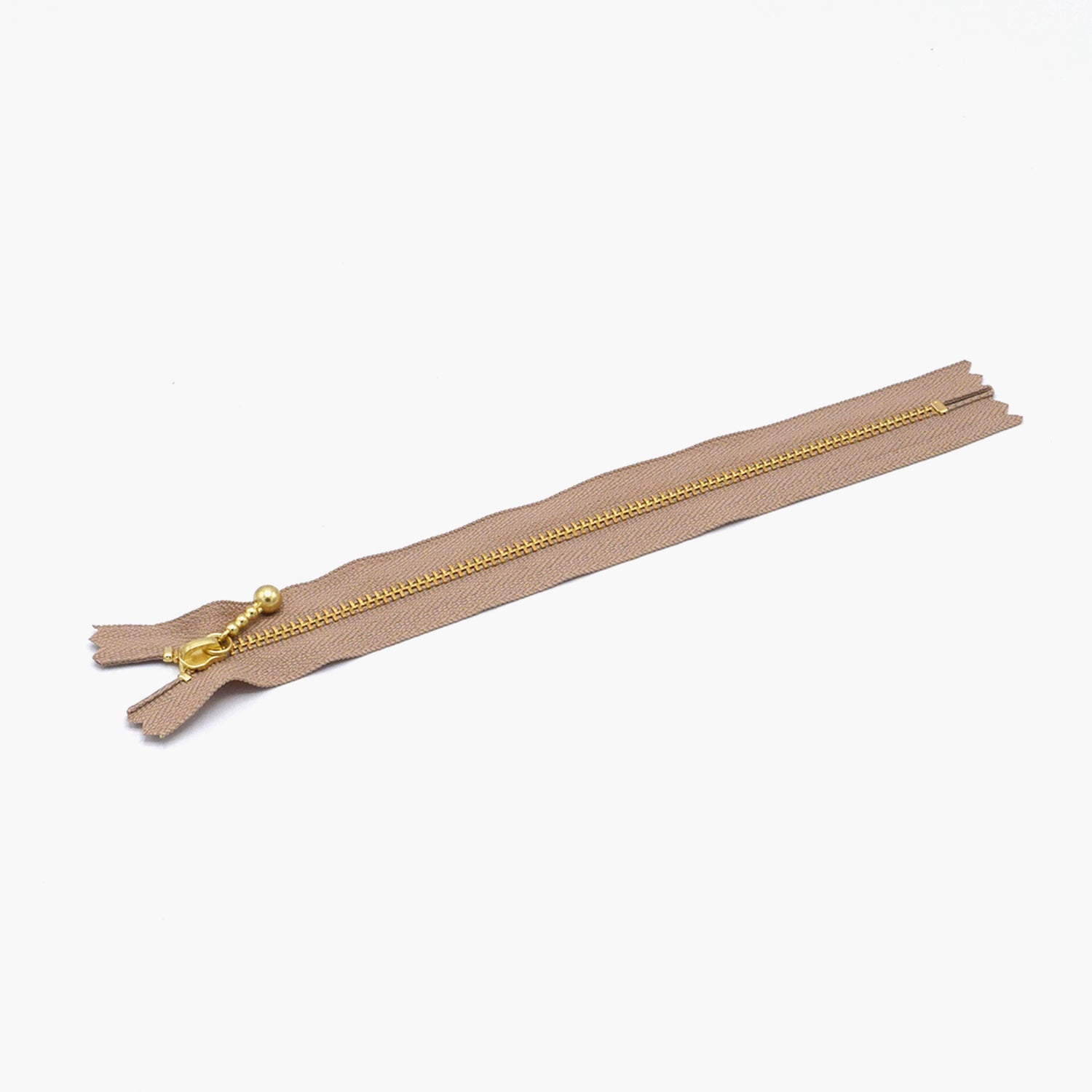 YKK Gold Ball Chain Zippers 20CM