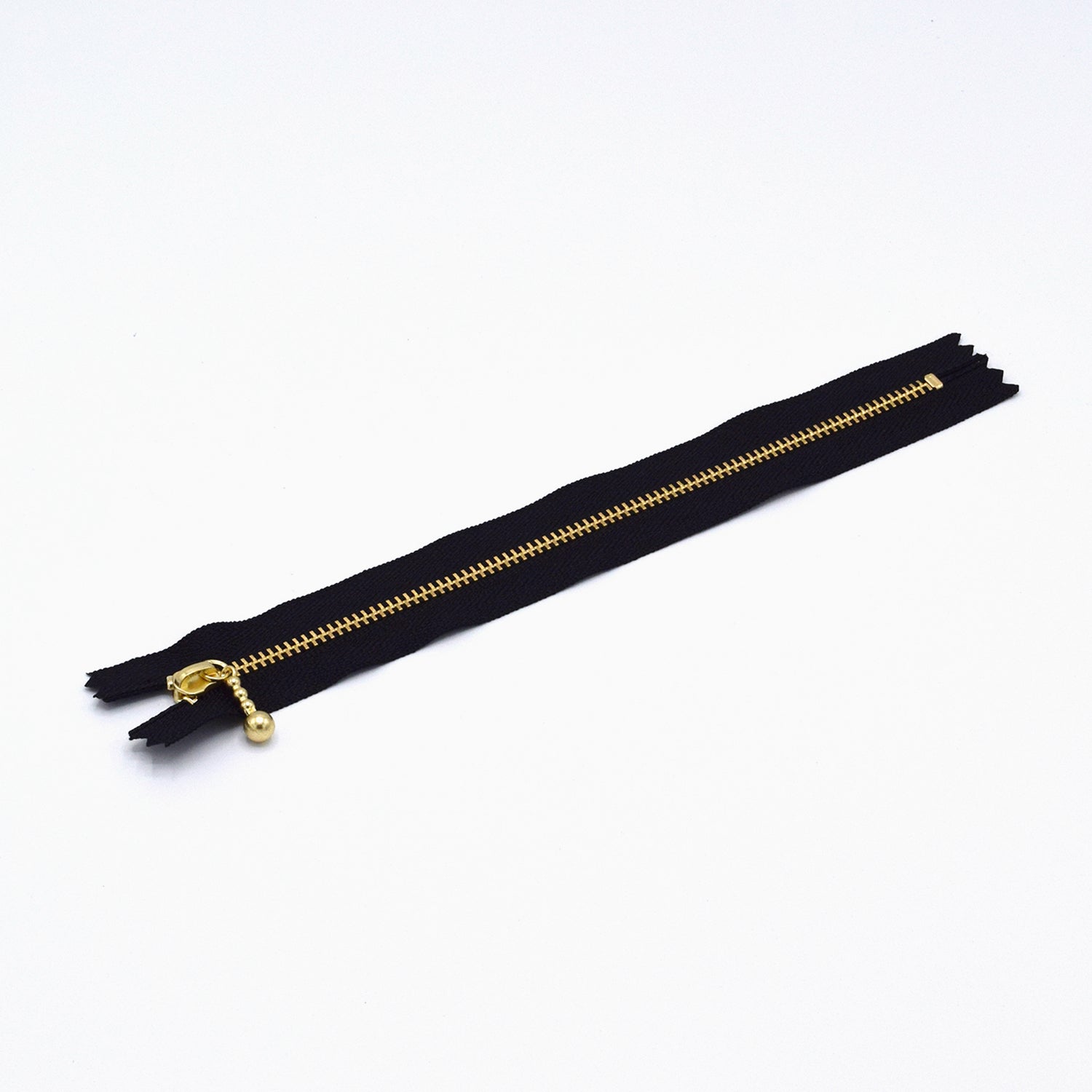 YKK Gold Ball Chain Zippers 20CM