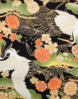 [Fabric Sample] Japanese Crane Printed Cotton Sheeting