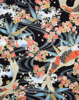 [Fabric Sample] Japanese Koi Fish Printed Cotton Sheeting