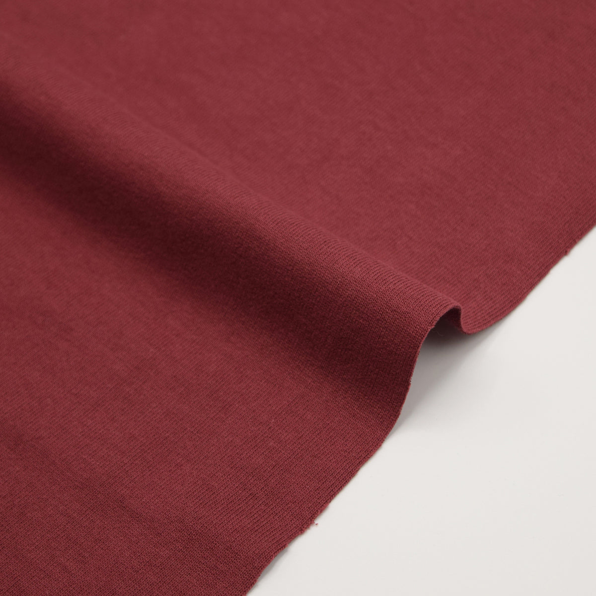 Solid Cotton Jersey Knit - Bordeaux