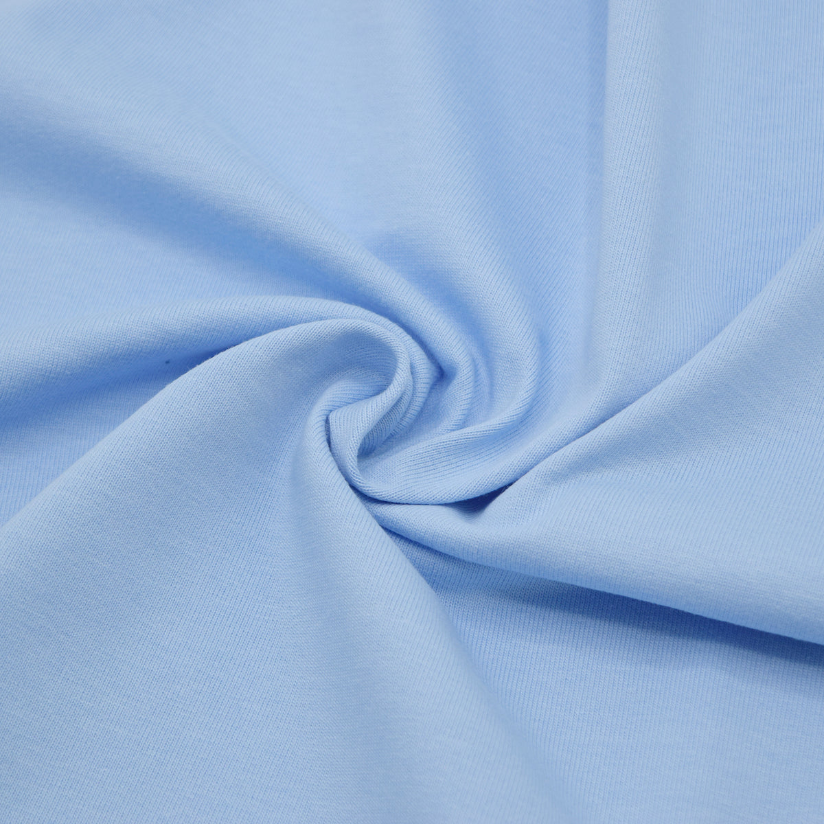 Solid Cotton Jersey Knit - Ocean Blue