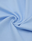 Solid Cotton Jersey Knit - Ocean Blue