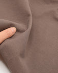 Solid Cotton Jersey Knit - Chocolate Brown