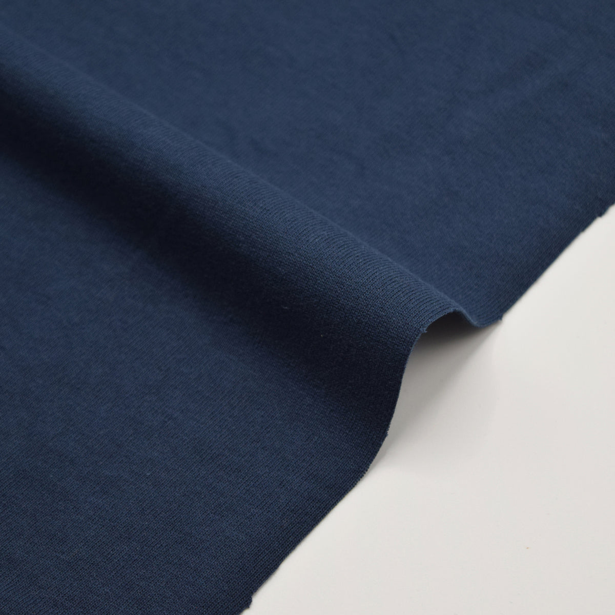 Solid Cotton Jersey Knit - Indigo Blue