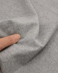 Solid Cotton Jersey Knit - Grey