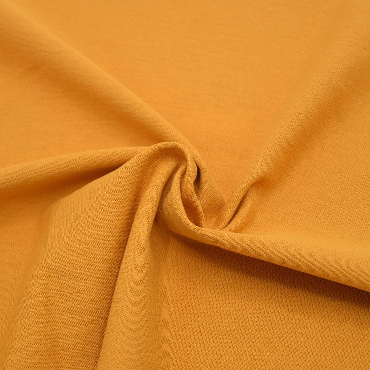 Solid Cotton Jersey Knit - Turmeric