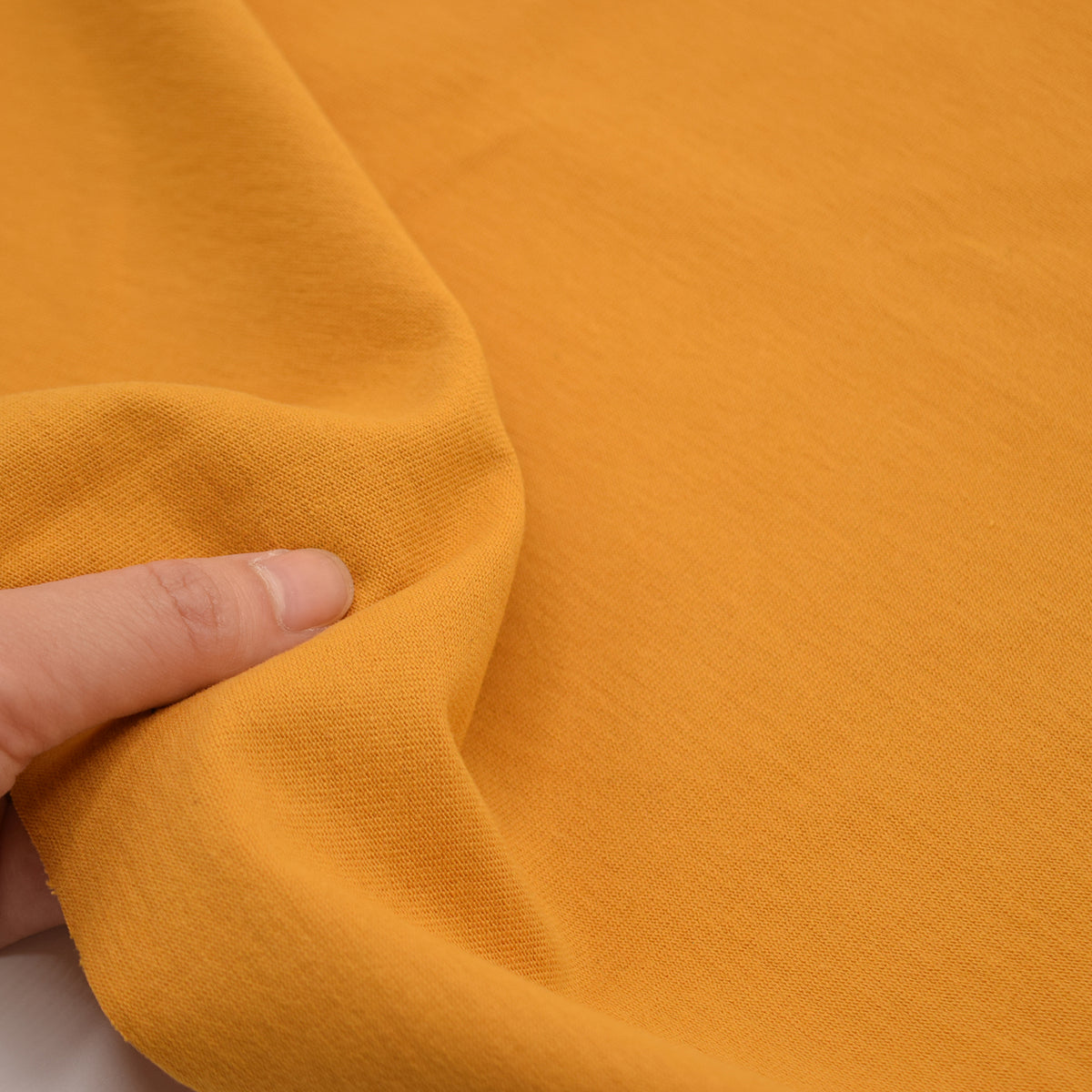 Solid Cotton Jersey Knit - Turmeric