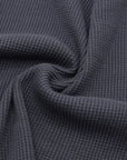 [Fabric Sample] Vintage-style Waffle Cotton Lycoell Knit