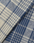 Yarn Dyed Linen Cotton Blend Banshu-ori Check Fabric