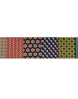 echino Geometric Panels Canvas - Pink