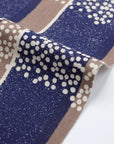 echino Field Cotton Linen Sheeting Navy x Beige EKX-98130-32