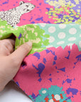 echino Hide Cotton Linen Canvas - Purple x Pink EKX-98160-60