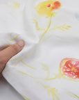 nani IRO Hana no toki niwa Organic Cotton Double Gauze - White EGX-11440-1