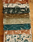 [Pre-order] Terra by Amelie Mancini - Owls Cotton Linen Canvas - Navy